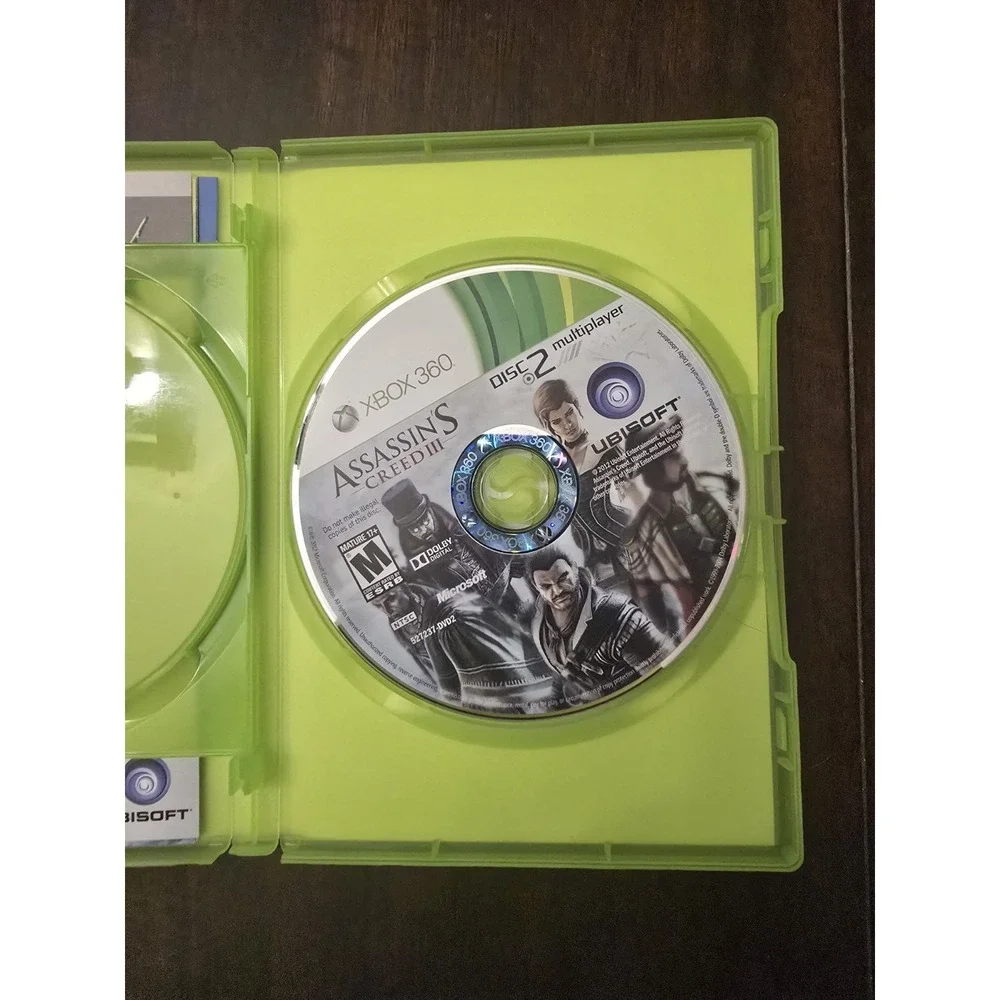 Assassin's Creed III Microsoft Xbox 360 Game Stop Edition Complete CIB Tested